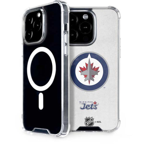 NHL Winnipeg Jets Distressed iPhone 15 Pro MagSafe Case